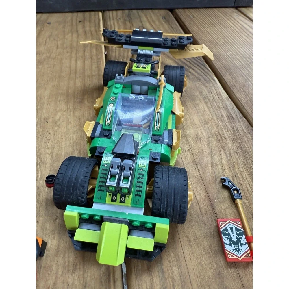 LEGO 71763 Ninjago - Lloyd's Race Car EVO 99% Complete NO MINIFIGS